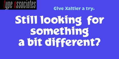 Xaltier Font Poster 3